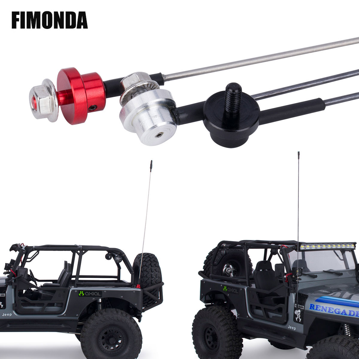 Hobby Zone Rc - 50cm Metal Adjustable Simulation Antenna with