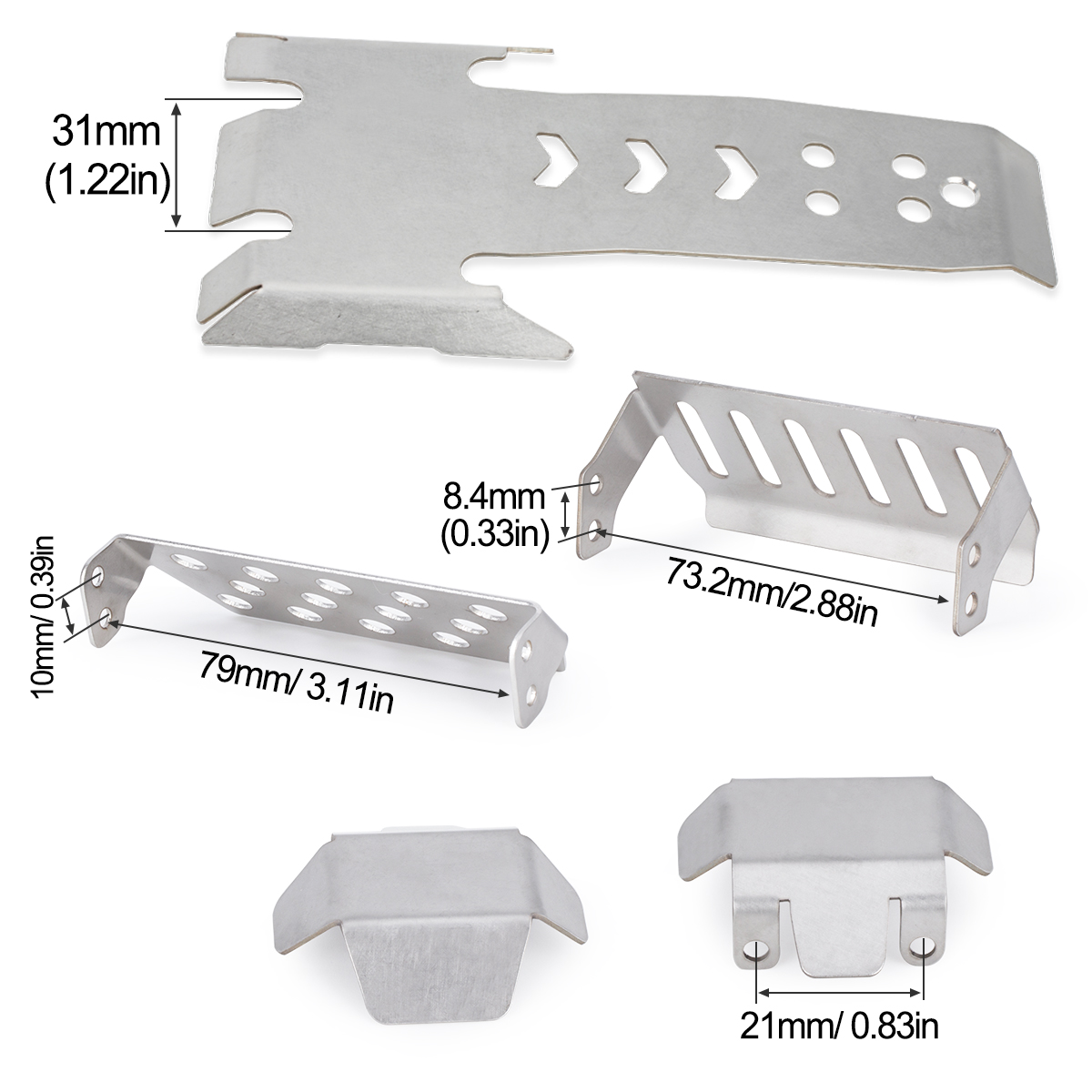 Stainless Steel Axle Protector - огляд і ціна Hobby Zone Rc