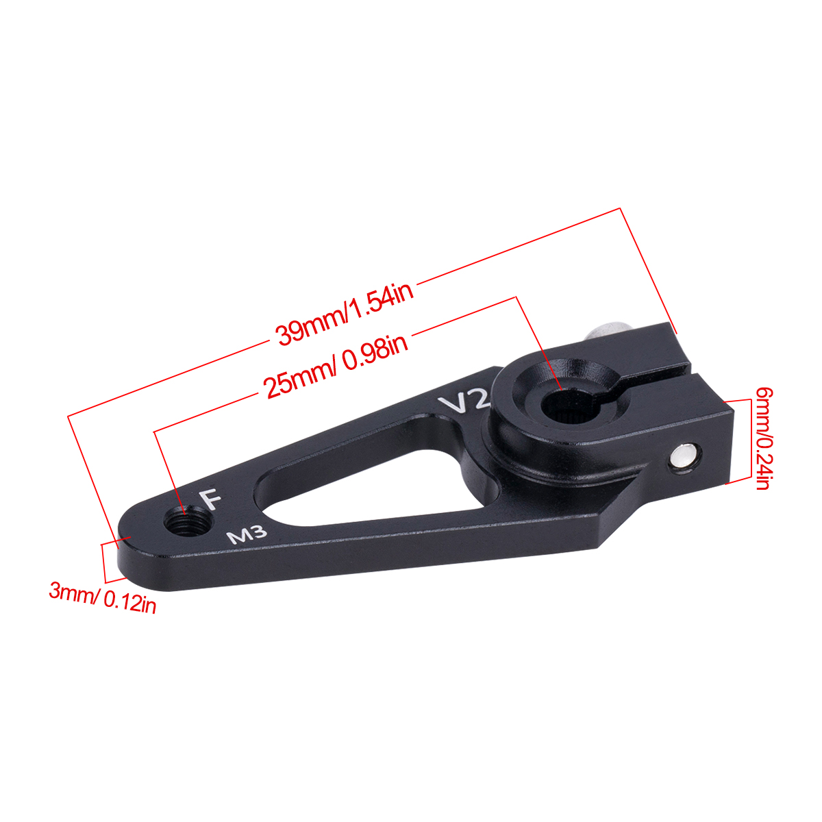 7075 Aluminum 25T Servo Horn M - огляд і ціна Hobby Zone Rc