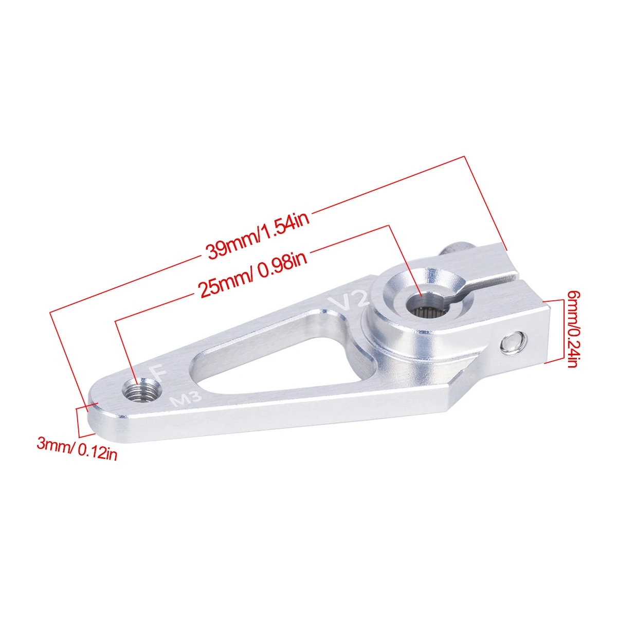 39mm M3 7075 Aluminum 25T Serv - огляд і ціна Hobby Zone Rc